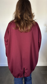 Sweater Custom +SIZE bordeaux