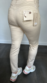 B.S. stretch broek zand