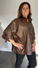 Trenchcoat kort bruin