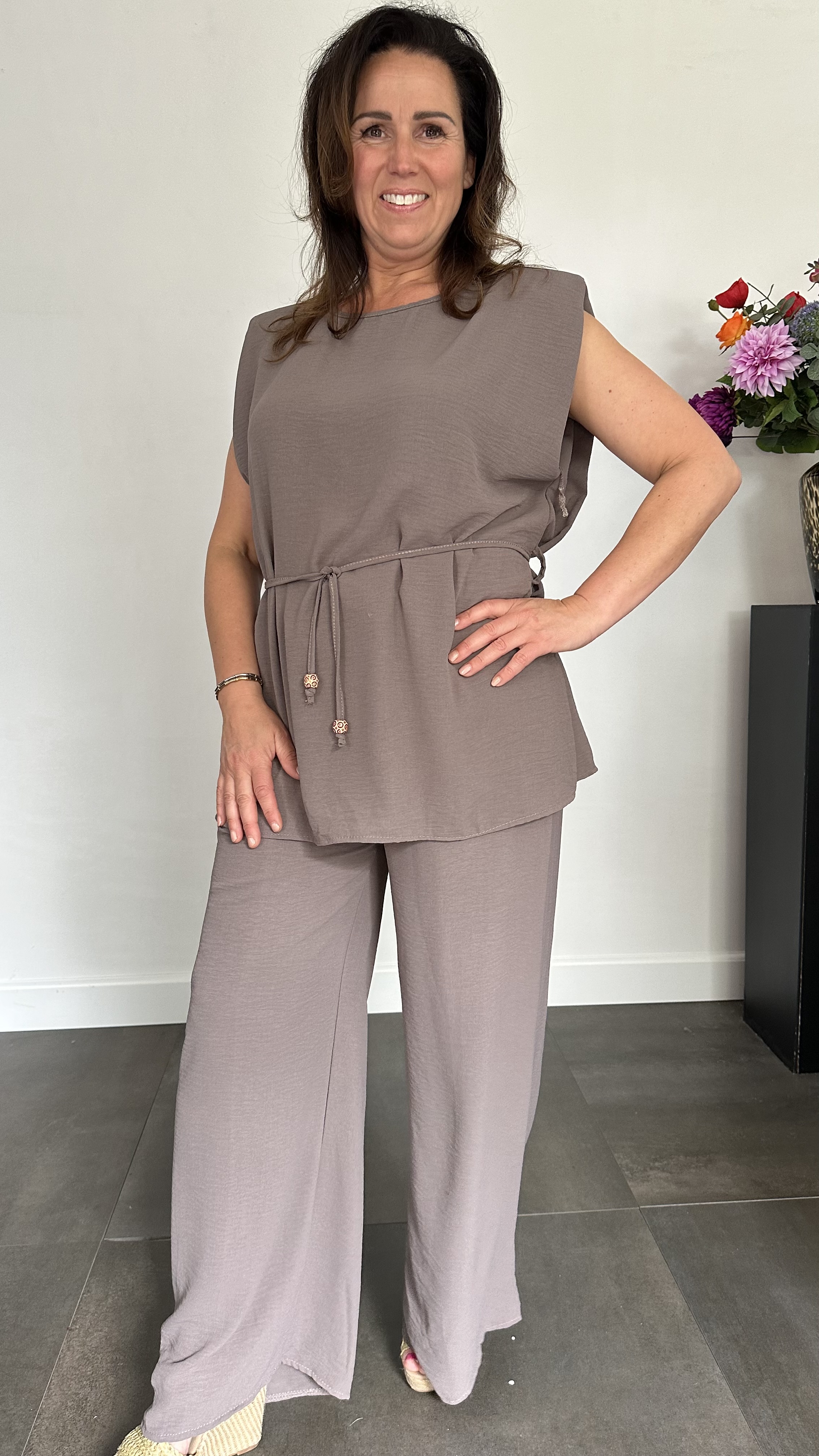 2-Delig pak Avalon taupe