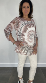 Voile blouse batik oud roze SALE