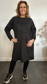 Jurk/ tuniek 2d print NY Zwart