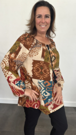 Blouse marjan paisley camel