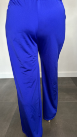 Pallazzo broek Premium travel kobalt SALE