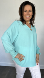Top Nina crepe mint