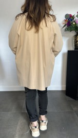Trenchcoat gevoerd zand