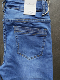 G-smack skinny jeans glitter blue