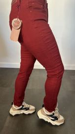B.S. Skinny high Waist  jeans  bordeaux