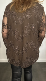 Top Christel met bloemen Choco