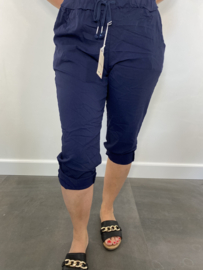 Comfy CAPRI joggjeans marine +SIZE