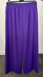 Flared stretch broek Lisa paars