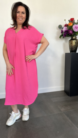 Jurk Maya +Size fuchsia