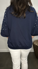 Sweatshirt parels Marine