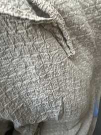 Crinkle palazzo broek Taupe