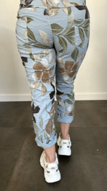 Joggjeans leaves  blauw