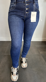 G-smack Jeans skinny met knopen