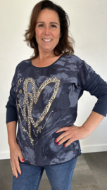 T-shirt panter love marine