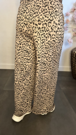Panter palazzo broek Maud Taupe