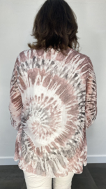 Voile blouse batik oud roze SALE
