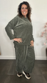 Velvet comfy pak Tessa Army