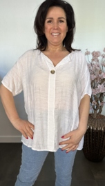 Blouse Silvi flowers Wit
