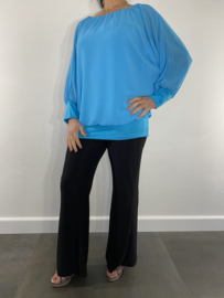 Flared pants zwart