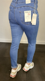 G-smack PUSH UP jeans met omslag