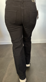B.S. Wide leg/high waist  jeans zwart
