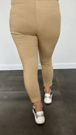 Comfy joggjeans camel +SIZE