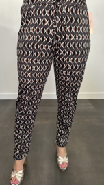 Travel broek diamant grijs