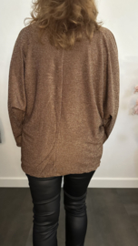 Top Lucy zilver sparkle Choco