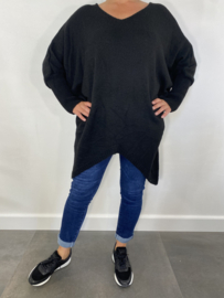 Oversized trui gaby zwart