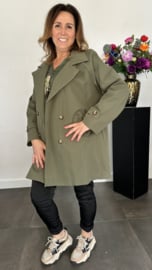 Trenchcoat gevoerd army