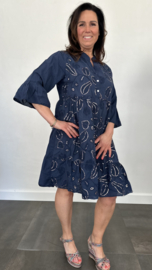 Jurk Isabella bling marine