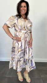 Jurk Liona marble lila