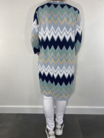 Tuniek zig zag blauw