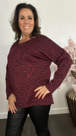 Panter sweater Maud Bordeaux