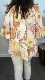 Blouse Fleur gebloemd Geel