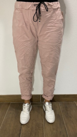 Joggjeans oud roze +size