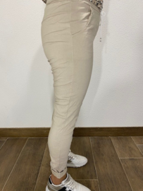 Comfy joggjeans zand (standaard)