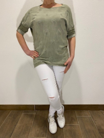 Ripped jeans Miss RJ  wit SALE