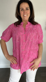 Blouse Isabella bling fuchsia
