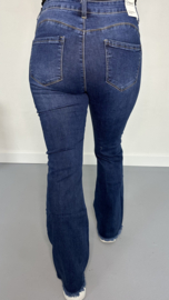 G-smack high waist jeans/ flare ragged