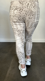 Joggjeans animal mix zand