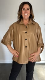 Trenchcoat kort camel