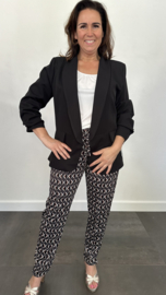 Travel broek diamant grijs