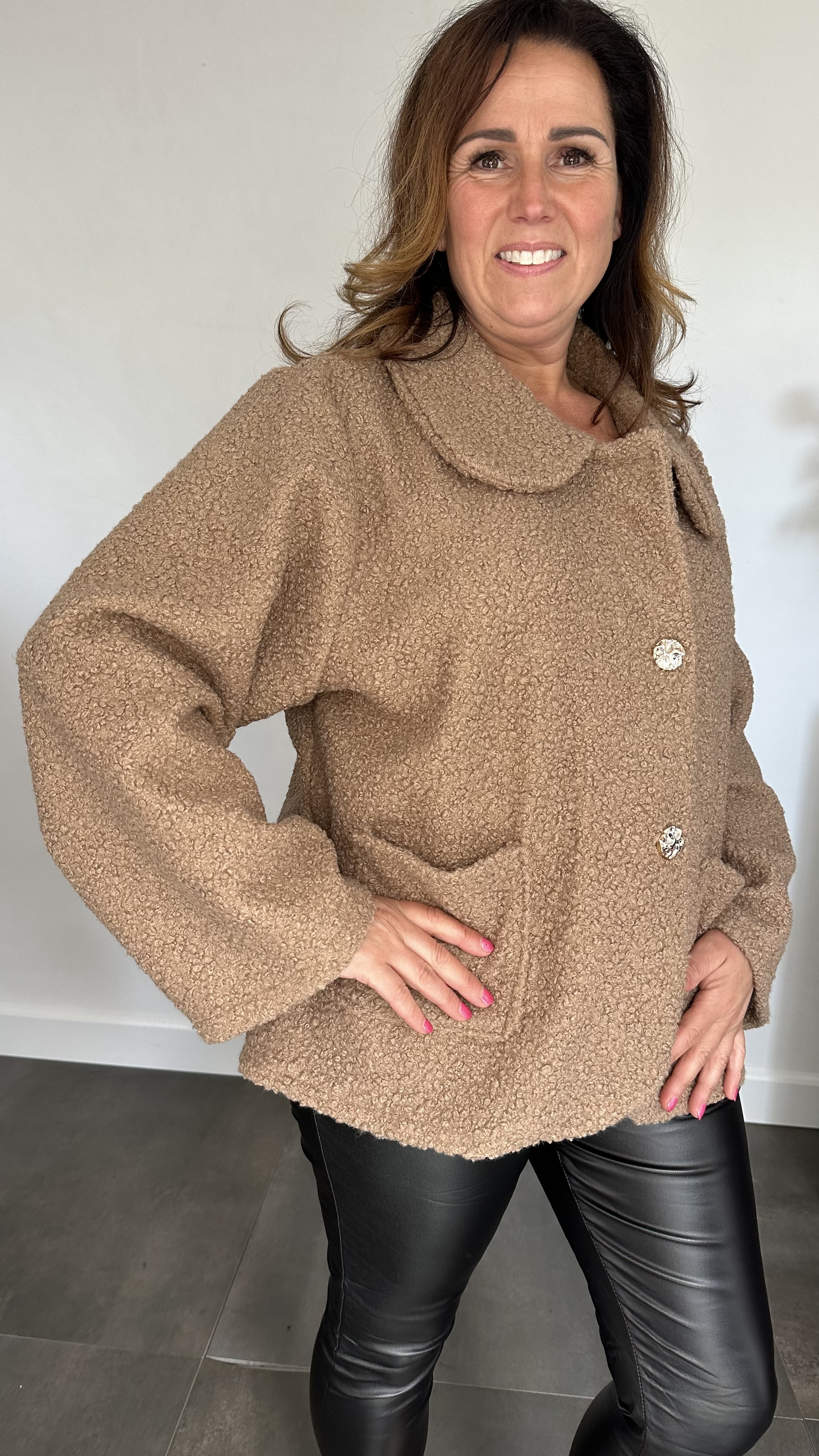 Boucle jasje camel