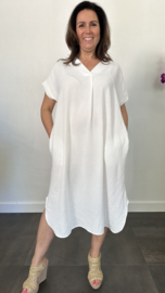 Jurk Maya +Size ecru
