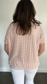 Shirt Lara met ketting roze