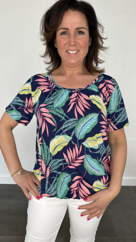 Shirt met elastiek sale